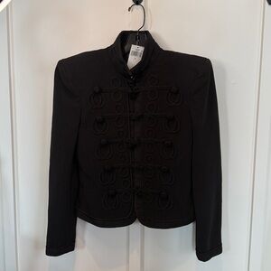 NWT Sold out Polo Ralph Lauren Sz 4 Women’s Soutache-Trim Black Band Jacket